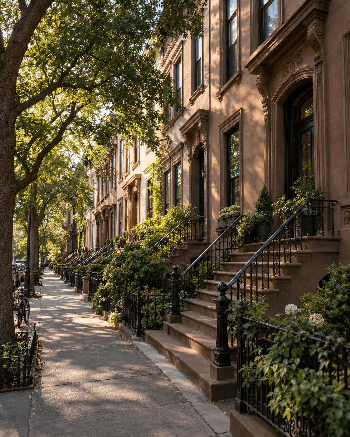 Brooklyn residential streets and neighborhood life